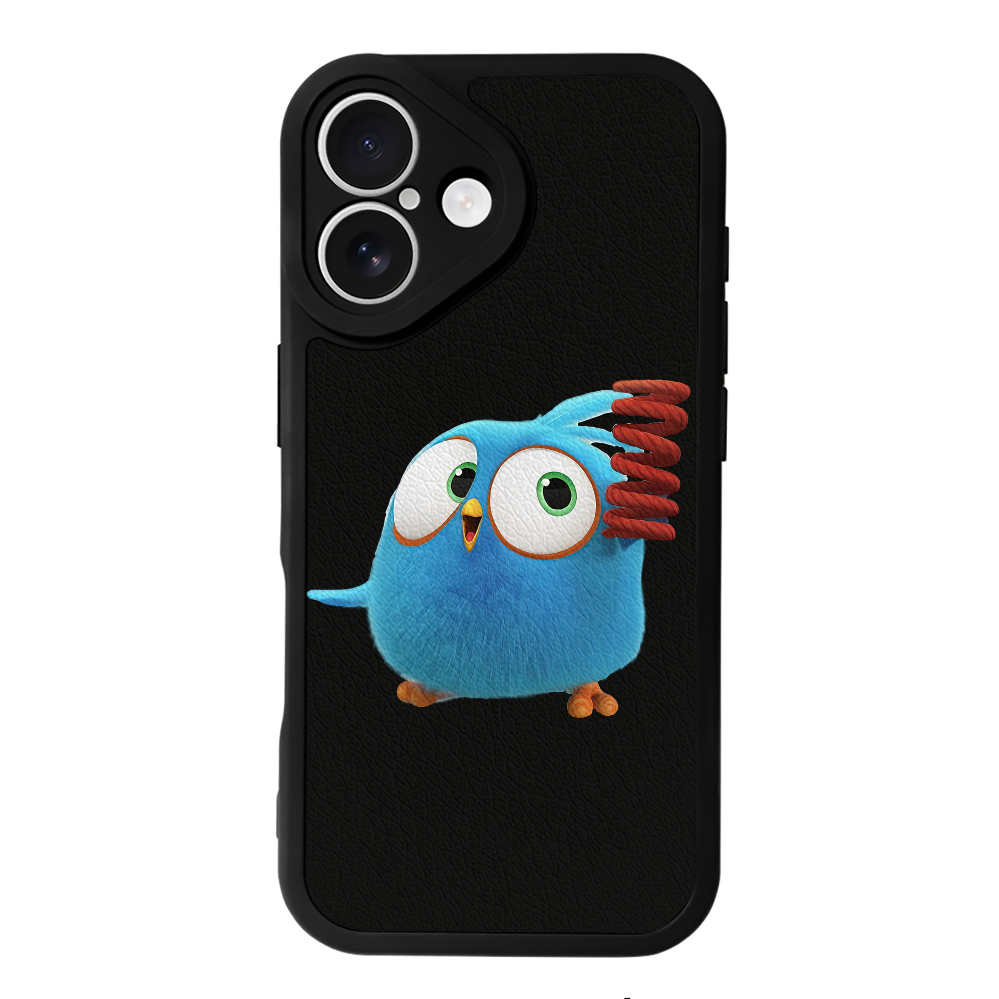 （画像用） Angry Birds アングリーバード 【iPhone 16シリーズ対応】シリコンスマホケース（レザー調） 材質：シリコン